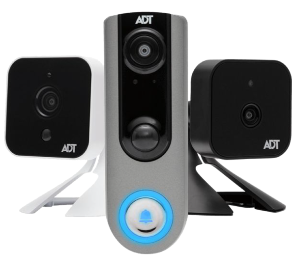 ADT Doorbell, Indoor, and Outdoor Cameras